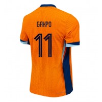 Nederland Cody Gakpo #11 Hjemmedrakt EM 2024 Kortermet
